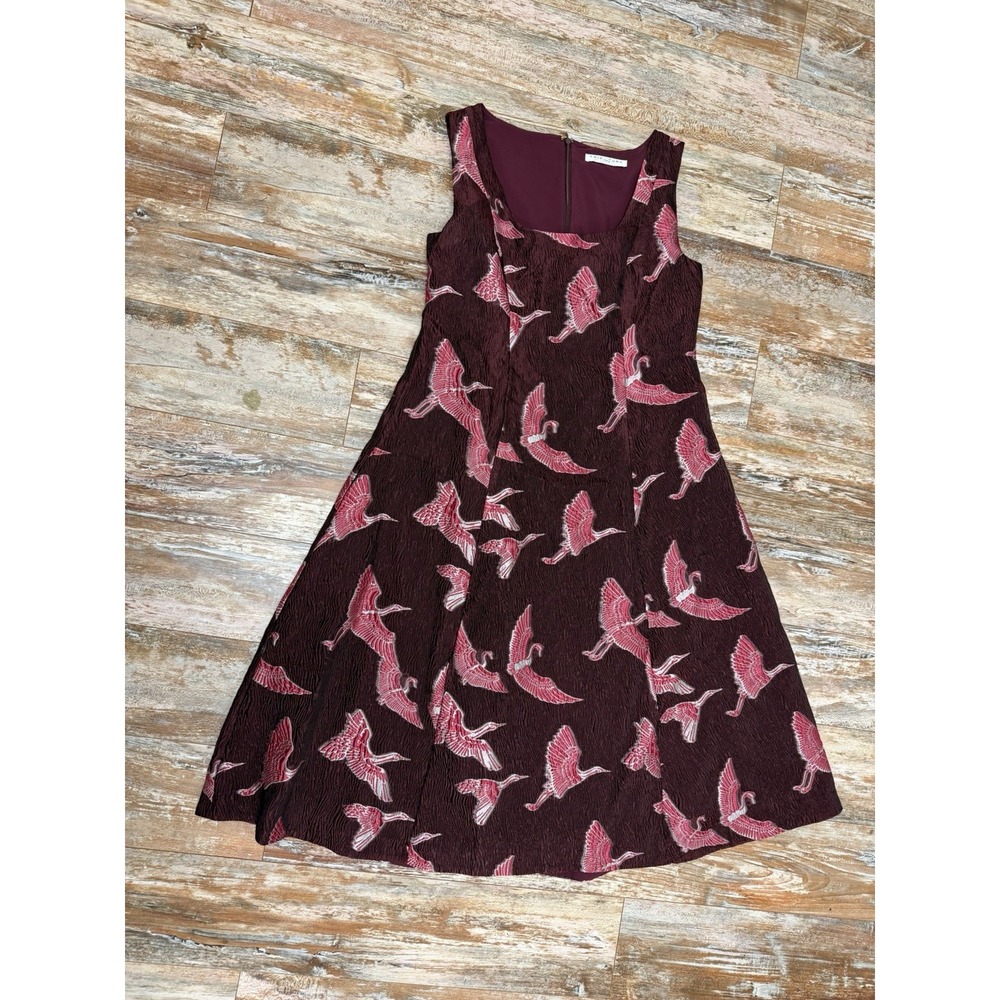 Women's Trina Turk Red Valor Sleeveless Dress Size 12 New With Tags **Flawed**